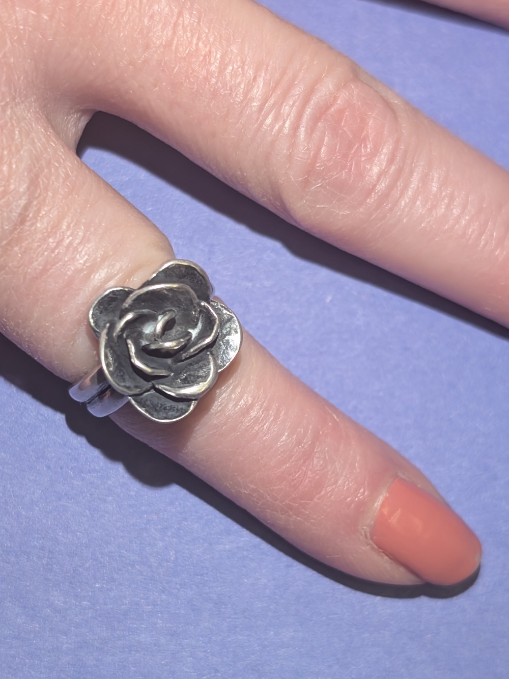 Silpada Sterling Silver Rose Ring
